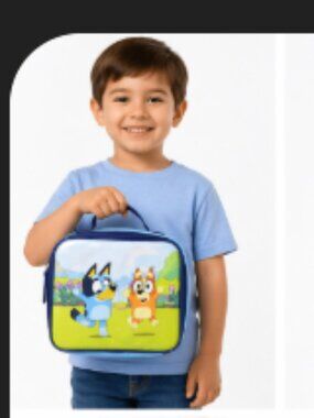 NEW Bluey Kids Lunch Bag 💙🐶 School Ready Cute Lonchera NUEVA